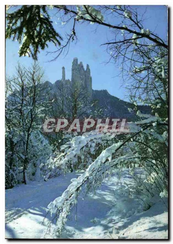 Postcard Modern Landscape Winter Three Maidens