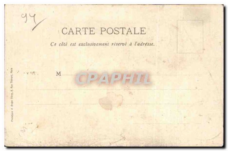 Postcard Old Boissy St Leger L & # 39eglise