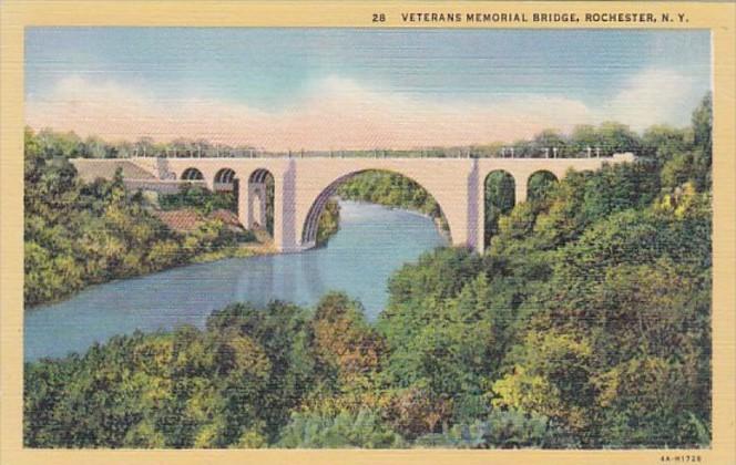 New York Rochester Veterans Memorial Bridge Curteich