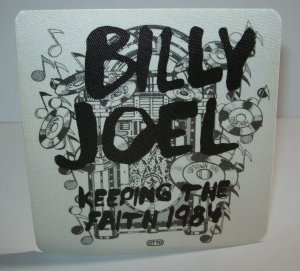 Billy Joel Backstage Pass Keeping The Faith Original 1984 Tour Gift Black Text