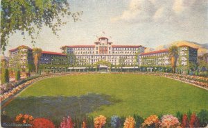 California Pasadena Huntington Hotel 1937 Postcard 22-9534