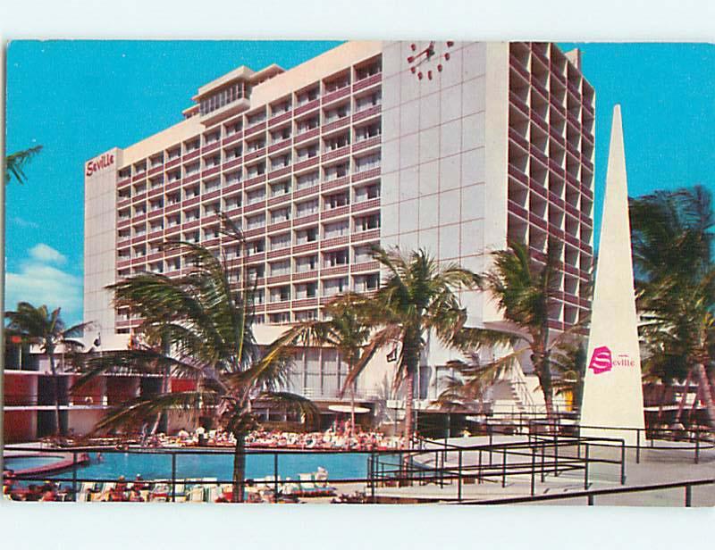 Unused Pre-1980 SEVILLE HOTEL Miami Beach Florida FL Q5128