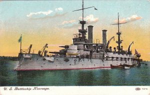 Postcard U.S. Battleship Kearsage
