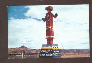 GALLUP NEW MEXICO ROUTE 66 ROADSIDE ATTRACTION SIGN VINTAGE ADVERTISING POSTCARD