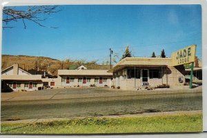 Wyoming City of Rawlings JADE LODGE Postcard M3