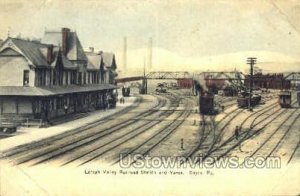 Lehigh Valley Railroad Station - Sayre, Pennsylvania PA  