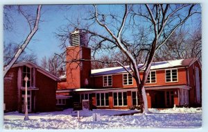 BELLEVUE, Nebraska NE ~ Base Chapel OFFUTT AIR FORCE BASE Snow c1960s Postcard