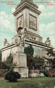Vintage Brock's Monument Postcard Queenston Heights Canada 1910