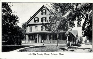 Postcard MA Plymouth County Scituate The Stanley House ~1905 H21