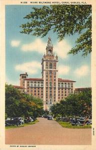 FL-CORAL GABLES-MIAMI BILTMORE HOTEL-TOWN VIEW-K42339