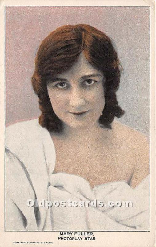 Mary Fuller Photoplay Star Theater Actor / Actress Unused 