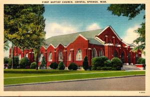Mississippi Crystal Springs First Baptist Church