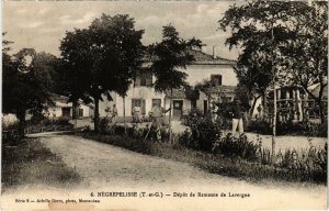 CPA NEGREPELISSE Depot de Remonte de Lavergne (89721)
