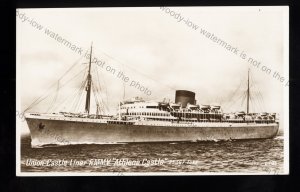 UC077 - Union Castle Liner - Athlone Castle - postcard