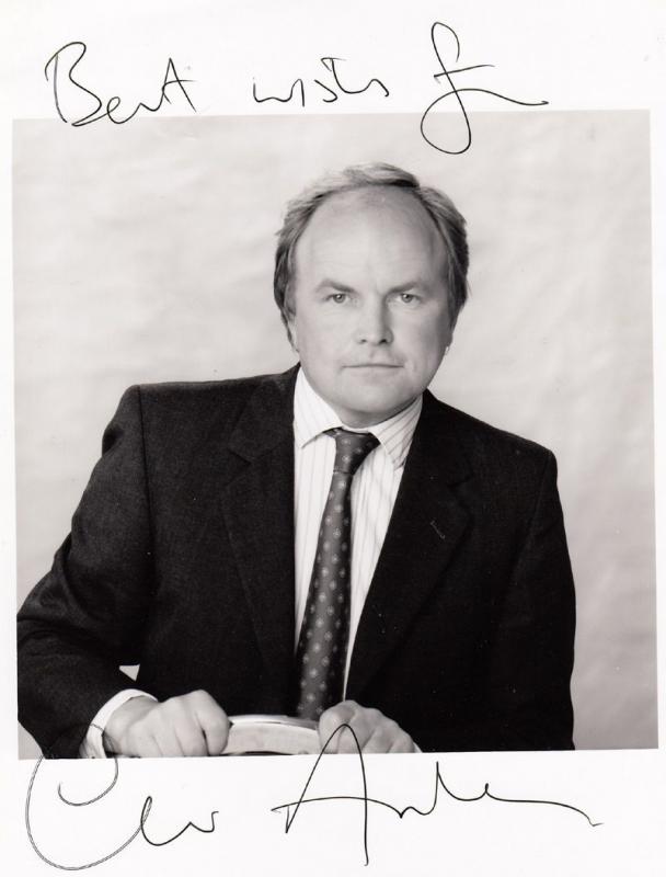 Clive Anderson Large Hand Signed Photo