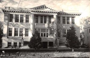 Torrington Wyoming Goshen Court House Real Photo Antique Postcard K30649