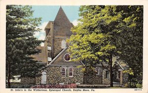 St. John's Episcopal Church Eagles Mere, Pennsylvania PA Postcard