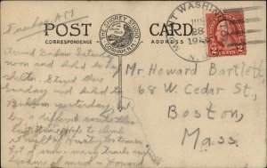 Shorey 571 White Mountains Nelson Crag Mt. Washington Real Photo Postcard