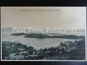 Vintage PC - Islands from Luss Quarries, Loch Lomond