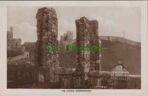 Yorkshire Postcard - Scarborough Castle. Posted in 1927 -   RS37052