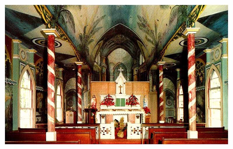 Postcard CHURCH SCENE Honolulu Hawaii HI AP0101