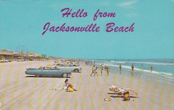 Florida Hello From Jacksonville Beach 1969