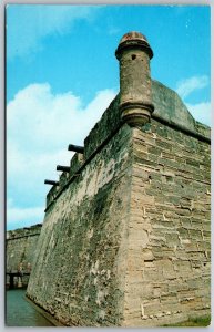 Vtg St Augustine FL Terreplein Castillo De San Marcos National Monument Postcard