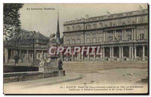 Old Postcard Nancy Government Palace built in 1760 is now live E General Comm...