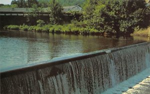 The falls at Grace Lord Park in Boonton, New Jersey