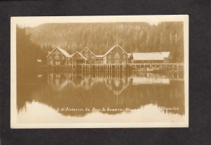 AK N W Fisheries Co,  Boca De Quadra Alaska Real Photo Postcard RPPC RP