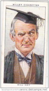 Wills Cigarette Card Radio Personalities 2nd Series No 26 Will Hay