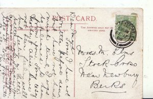 Genealogy Postcard - Elms - Stock Cross - Near Newbury - Berkshire - Ref 5098A