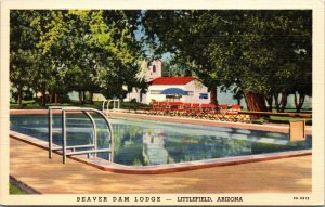 Linen Postcard Beaver Dam Lodge in Littlefield, Arizona~137176