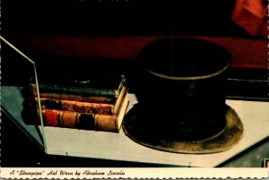 Law Books and Stovepipe Hat Worn By Abraham Lincoln