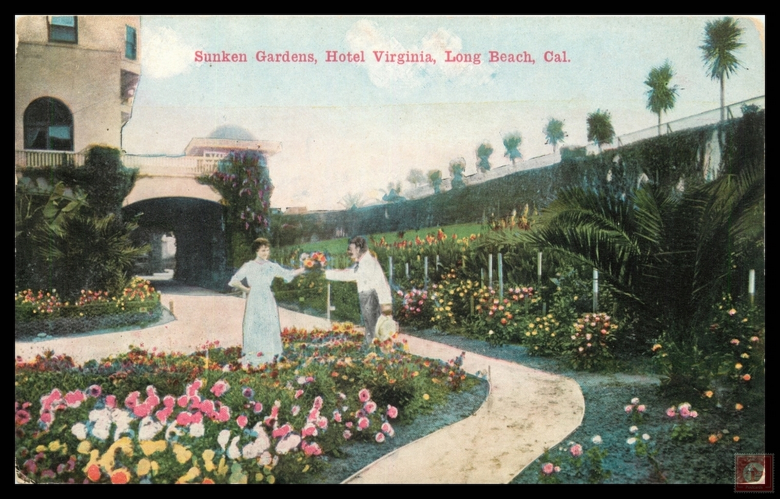 Sunken Gardens, Hotel Virginia, Long Beach, Calif United States