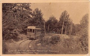 Orange Mountains New Jersey Orange Mountain Trolley Vintage Postcard AA69695