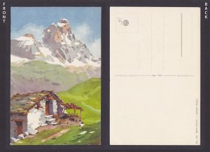 ITALY, Vintge postcard, Matterhorn, Mont Cervin