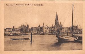 Br35169 Anvers Panorama du port et de la rade belgium