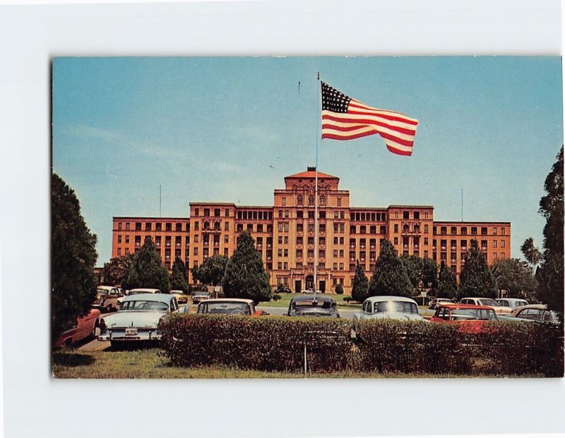 Postcard Brooks General Hospital, Fort Sam Houston, San Antonio, Texas