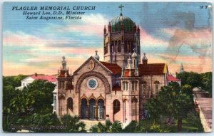 Postcard - Flagler Memorial Church - St. Augustine, Florida
