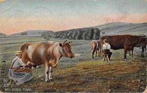 Milking Time Cow 1912 