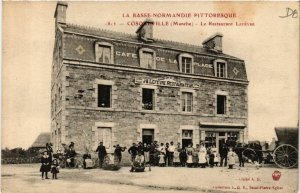 CPA AK COSQUEVILLE - Le Restaurant Lefevre (633377)