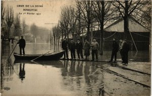 CPA Crue de la SEINE - BOUGIVAL - Le 1er Fevrier 1910 (246953)
