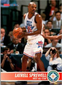 1993 Nab Basketball Card Latrell Sprewell Golden State Warriors sk20198