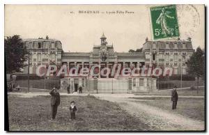 Old Postcard Beauvais Lycee Felix Faure