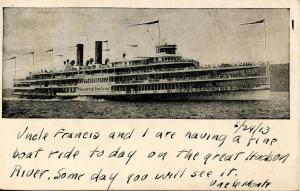 Hudson River Day Line - Steamer Hendrich Hudson