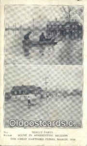 Rescue Pary, Great Hartford Flood, March 1936 Disasters Unused 