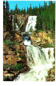 Tangle Creek Falls, Jasper National Park. Alberta Rocky Mountains