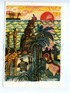 238740 RUSSIA Molokanov doctor Aibolit Aybolit rhino giraffe hippo tortoise 