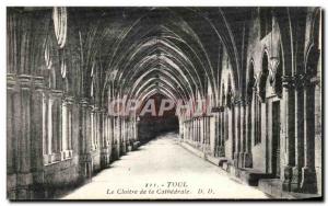 Old Postcard Toul Le Cloitre de la Cathedrale